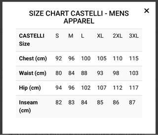 Maillot Castelli A Tutta Gris