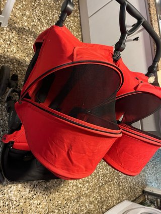 Carrito Gemelar Rojo