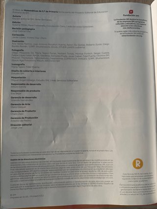 Lote libros de texto Matemáticas Quinto