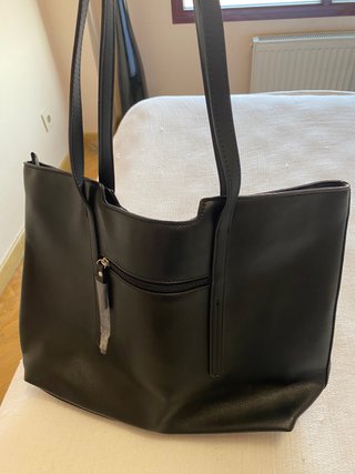 Bolso Negro Paco Martínez Nuevo con Etiqueta