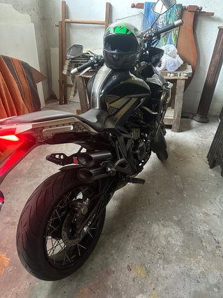 Zontes 310T Moto Adventure Negra/Gris