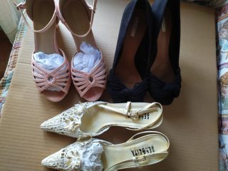 Zapatos ZARA Mujer Negros y Rosas