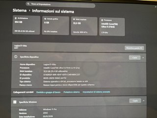 Lenovo Legion 7i Gen 10 | Ultra 9 275HX | RTX 5060