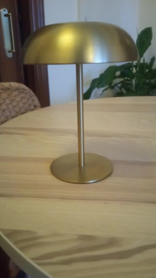 2 Lámparas Zara Home Metálicas Doradas