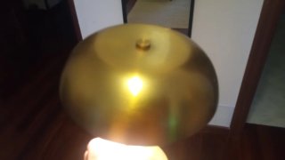 2 Lámparas Zara Home Metálicas Doradas