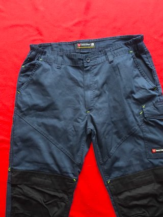 Pantalón de trabajo RAYPER azul y negro