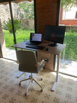 Escritorio Elevable Ikea Trotten