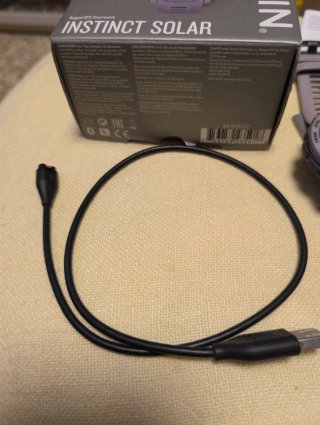 Garmin Instinct Solar Orchid Caja y Accesorios
