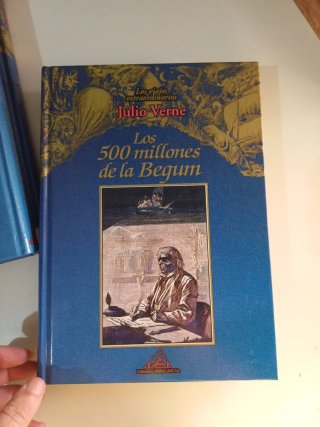 Lote 4 libros clásicos de aventuras de Julio Verne