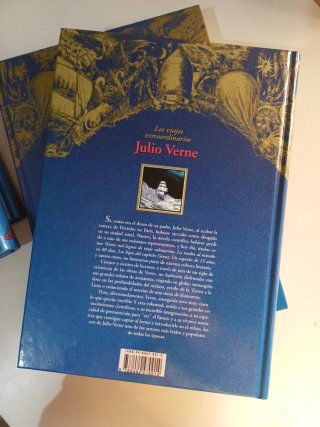 Lote 4 libros clásicos de aventuras de Julio Verne