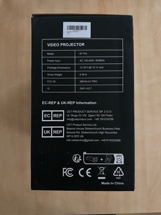 Proyector Happrun K7 Pro ES1