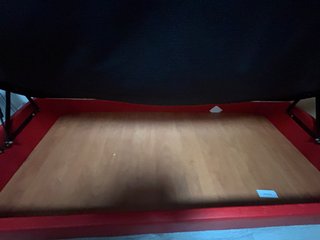Canapé 1.90x2m Rojo y Blanco