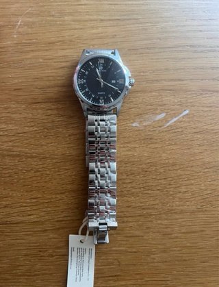 Reloj PABLO RAEZ Hombre Negro y Plateado