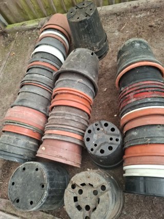 70 vasi plastica mis 15-17 cm