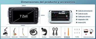 NUEVO Radio Android  13 Mercedes W203 W463 W209