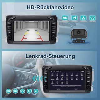 NUEVO Radio Android  13 Mercedes W203 W463 W209