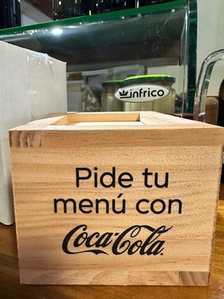 Servilleteros Coca Cola Madera Vintage