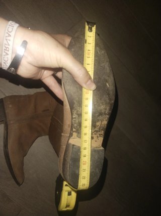 Botas niño piel marrón