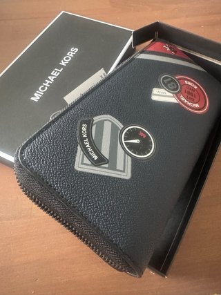 Cartera Michael Kors azul oscuro