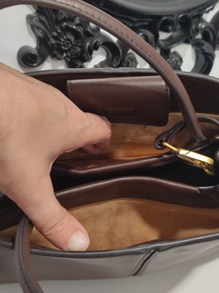 Bolso Zara Marrón Chocolate