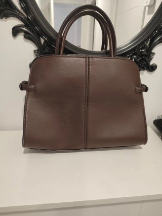 Bolso Zara Marrón Chocolate