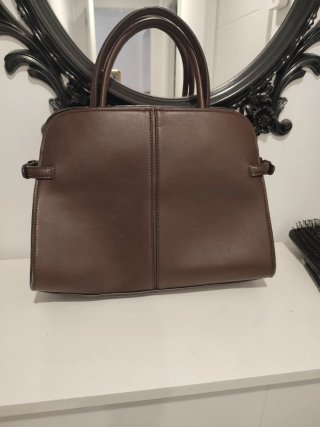 Bolso Zara Marrón Chocolate
