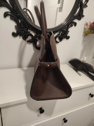Bolso Zara Marrón Chocolate