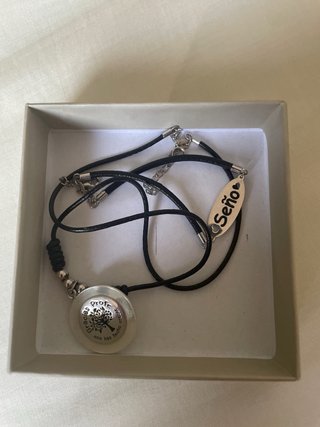 Colgante y pulsera Gracias Profe