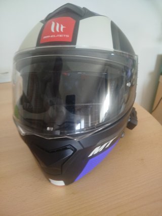 2 Cascos Modulares MT con intercomunicadores