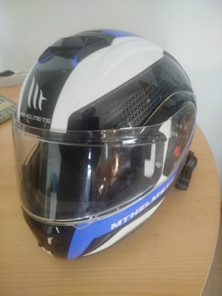 2 Cascos Modulares MT con intercomunicadores