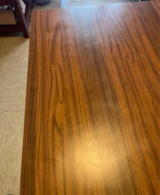 Escritorio madera y metal