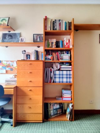 Escritorio chapa de madera