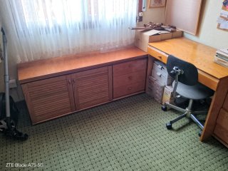 Escritorio chapa de madera