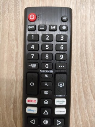 Mando TV LG nuevo