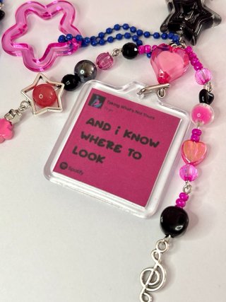 Portachiavi TV GIRL matching lyrics cuore magnetic