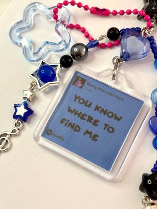 Portachiavi TV GIRL matching lyrics cuore magnetic
