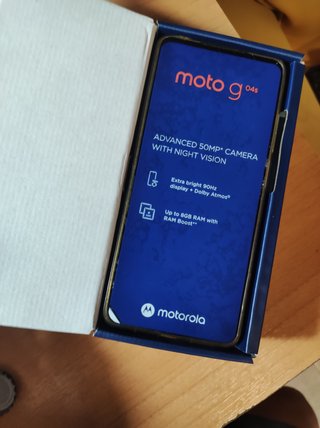 Motorola Moto G04s 4+64GB Blu SCHERMO GRAFFIATO