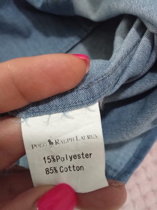 Camisa estilo Polo Ralph Lauren Azul