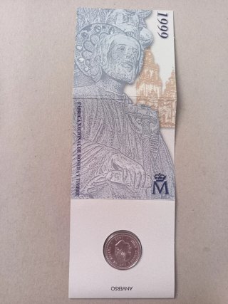 1999 Cartera FNMT Moneda 2000 Pesetas Xacobeo 99
