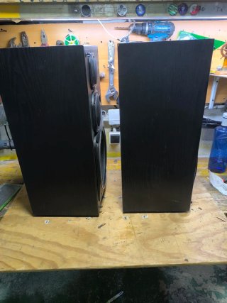 Pareja Altavoces Lenco L-400 Negros