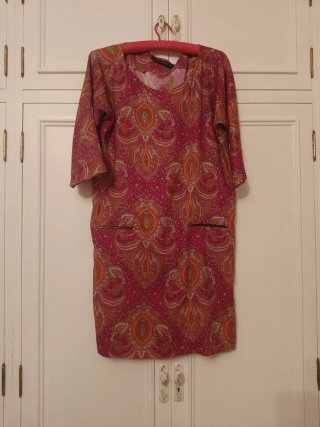 Vestido estampado paisley