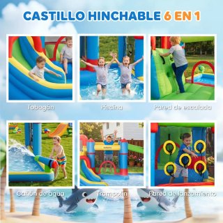Castillo Inflable Infantil Outsunny