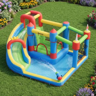 Castillo Inflable Infantil Outsunny