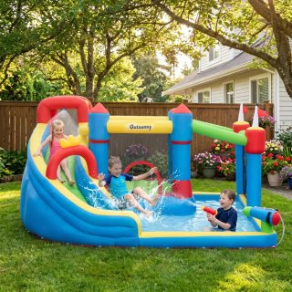 Castillo Inflable Infantil Outsunny