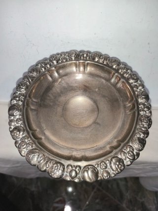 Frutero centro de mesa antiguo Alcor Sello