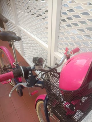 Bicicleta B'TWIN Original 500 24 Rosa/Azul