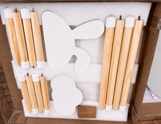 Mesa Infantil Madera + 2 Sillas Montessori
