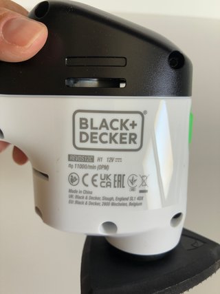 Lijadora Black+Decker Reviva 12V Inalámbrica