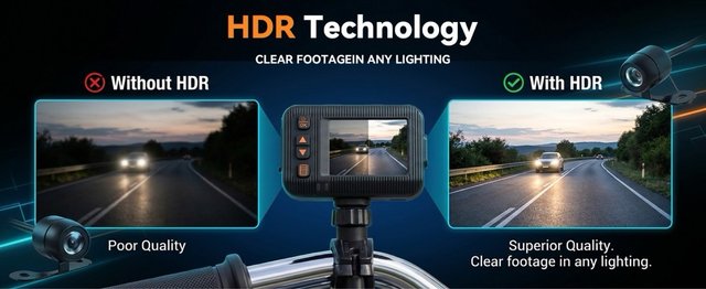 NUEVO Dashcam Moto SIXWIN Delantera Trasera
