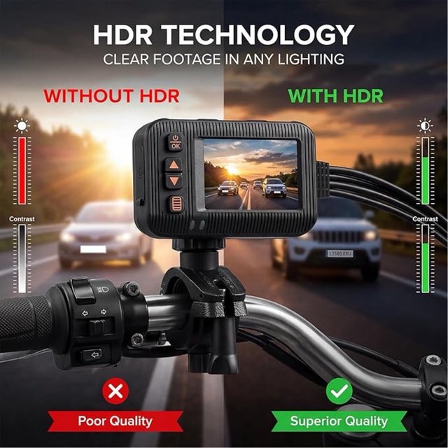 NUEVO Dashcam Moto SIXWIN Delantera Trasera